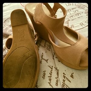 Suede Wedge